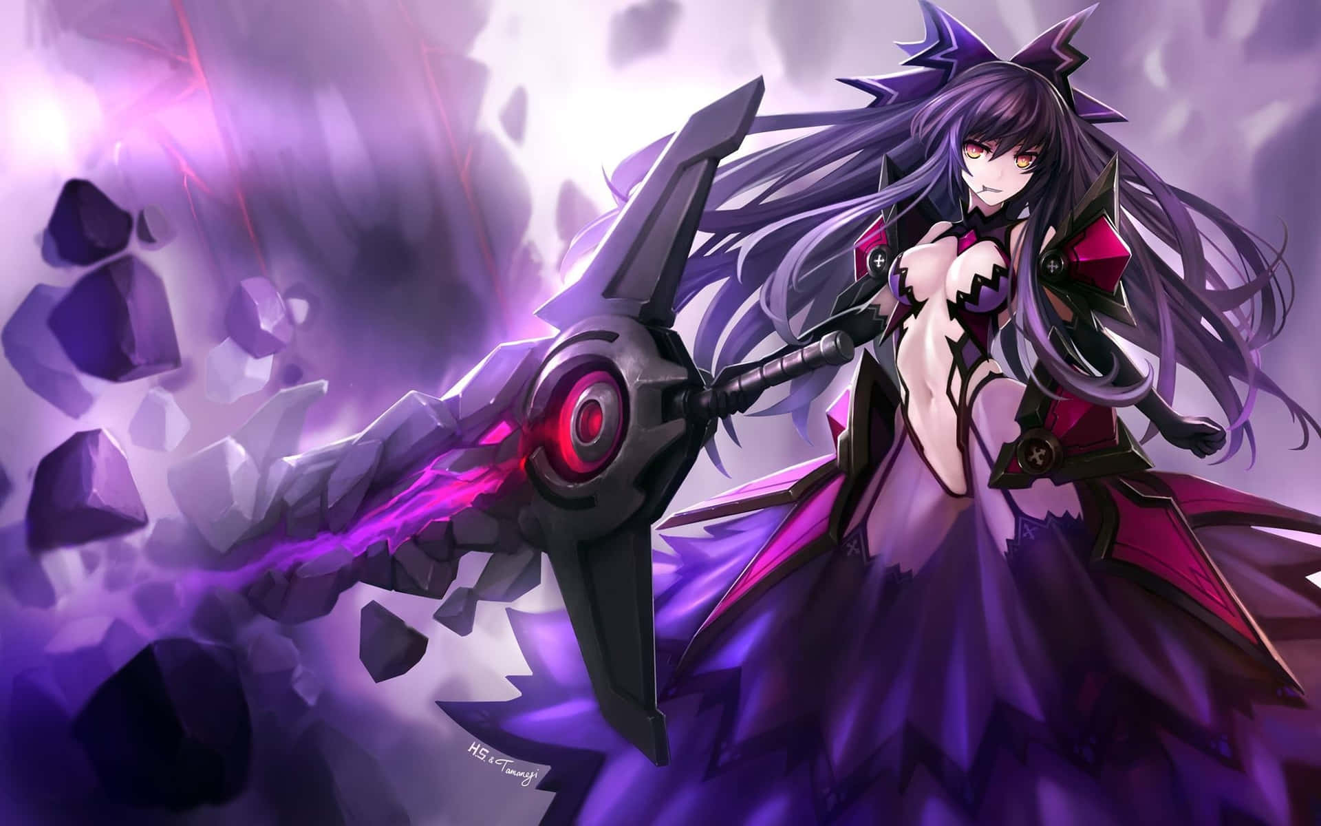 Enjoy the Mysterious World with Date A Live Wallpaper