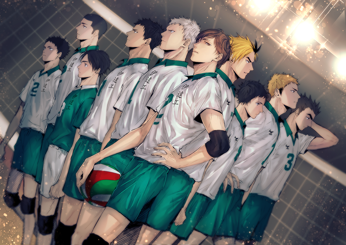 Date Tech High Volleyball Team in Action Wallpaper