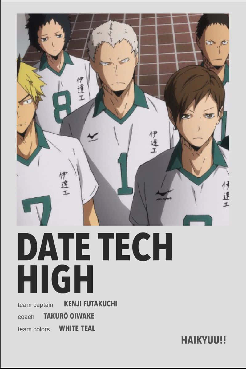 Date Tech High volleyball team in action during a match Wallpaper