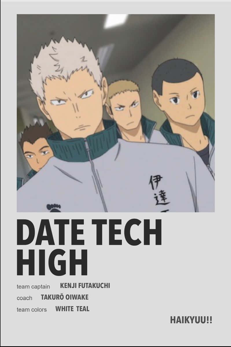 Date Tech High Volleyball Team in Action Wallpaper