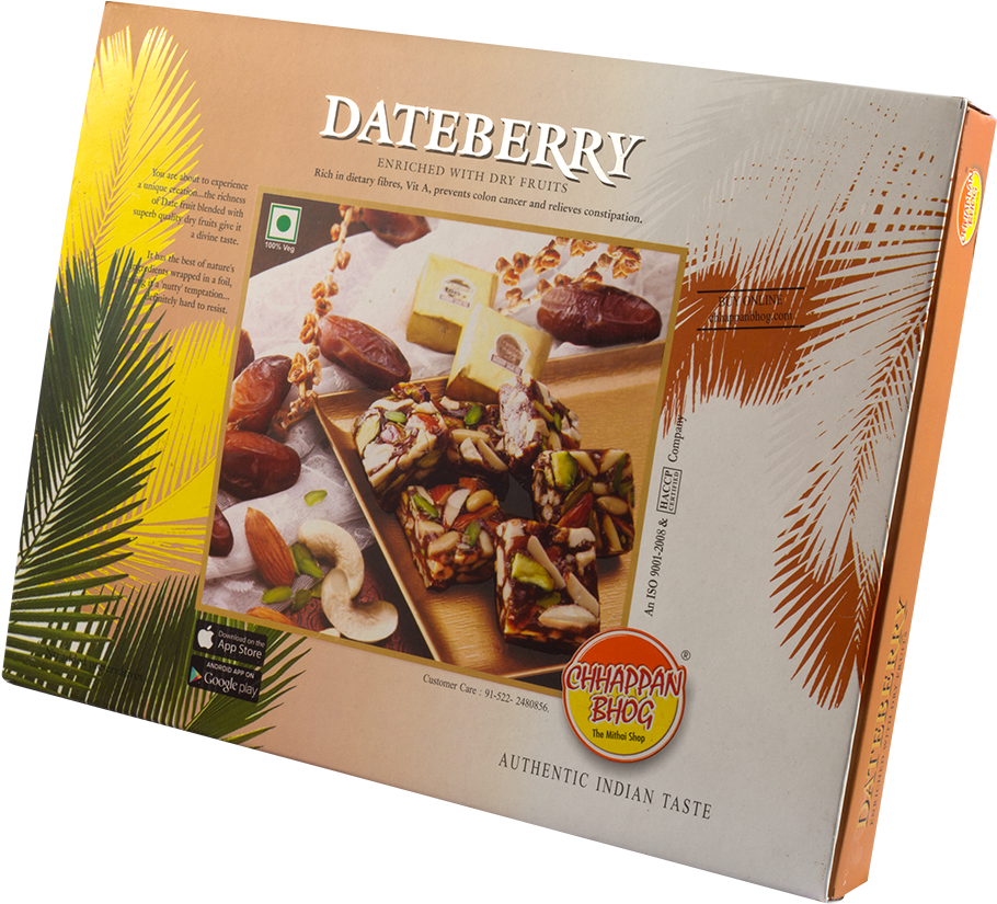 Dateberry Dry Fruits Box PNG