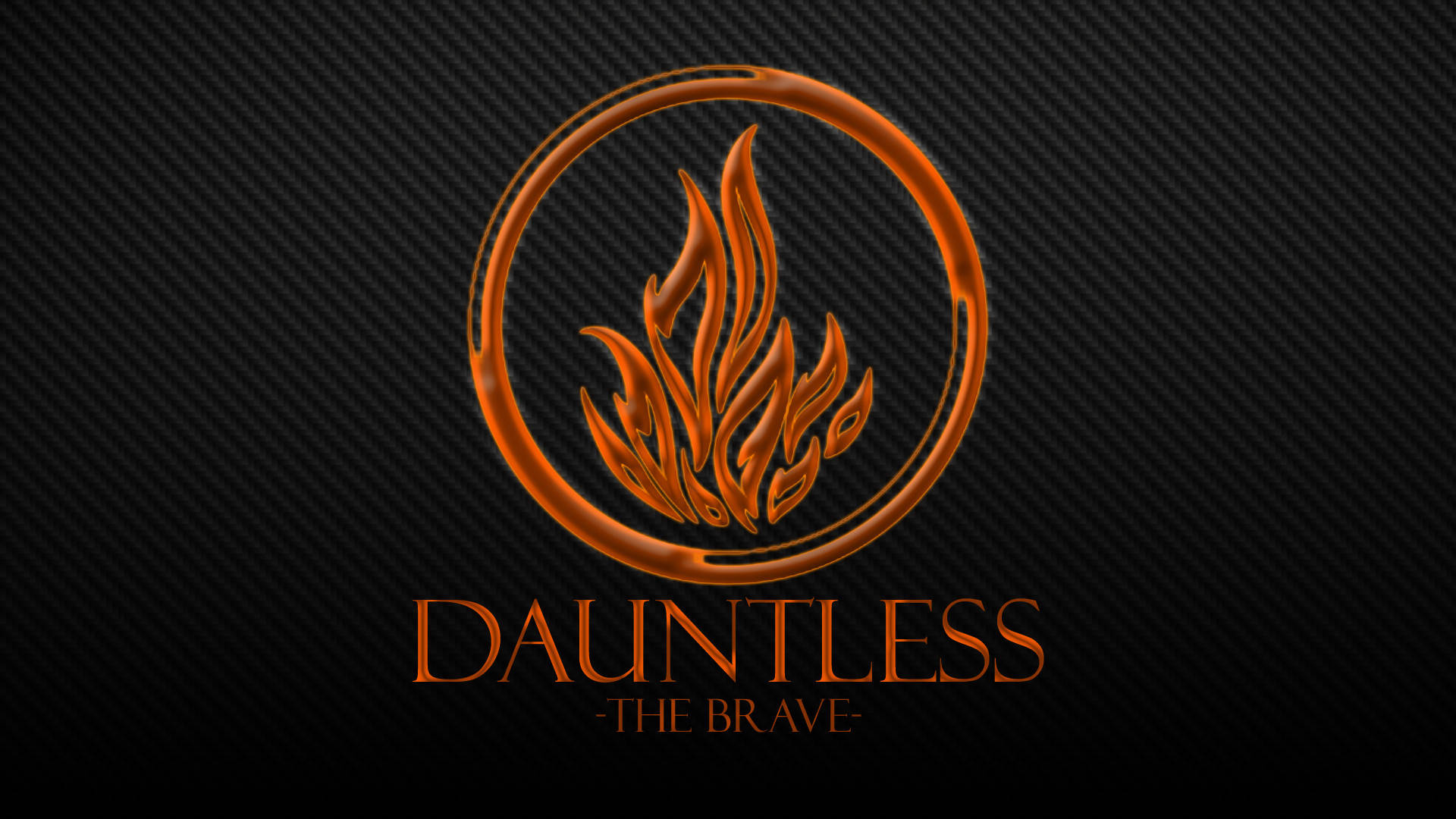 Dauntless Divergent Red Logo Wallpaper
