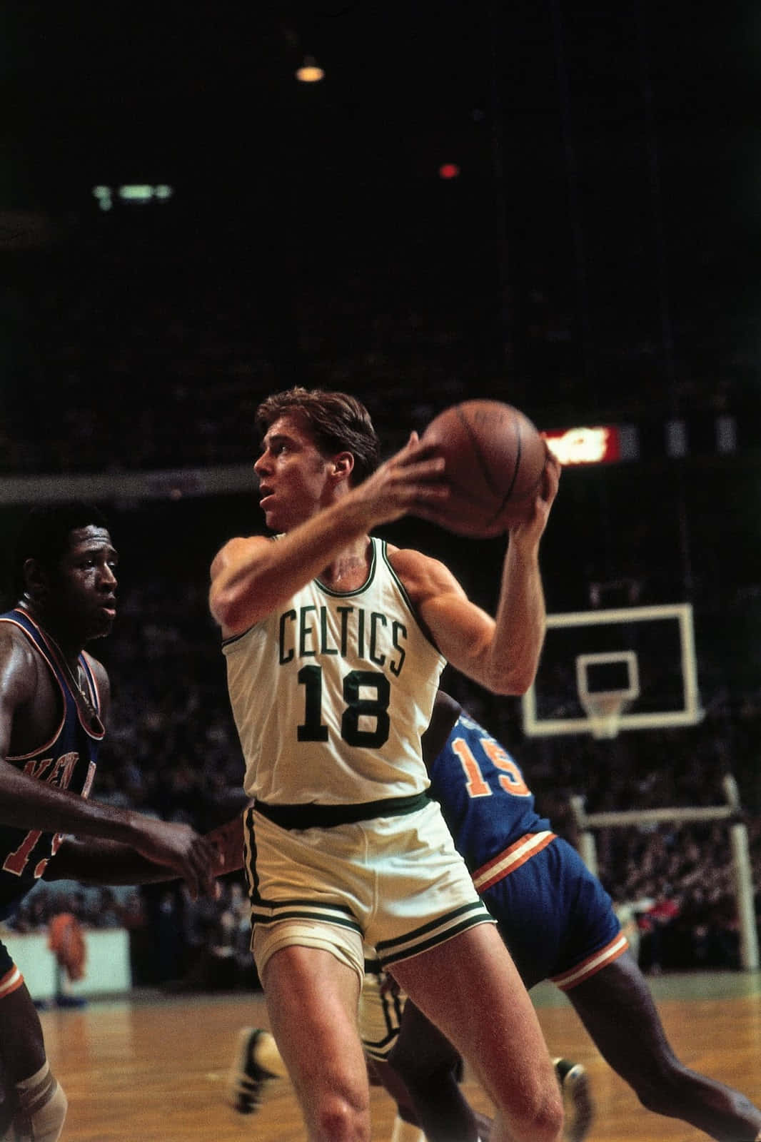 Dave Cowens With The Ball In His Hands Picture