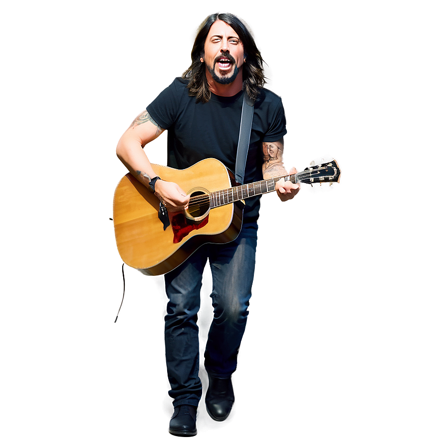 Download Dave Grohl Foo Fighters Png Hfu | Wallpapers.com