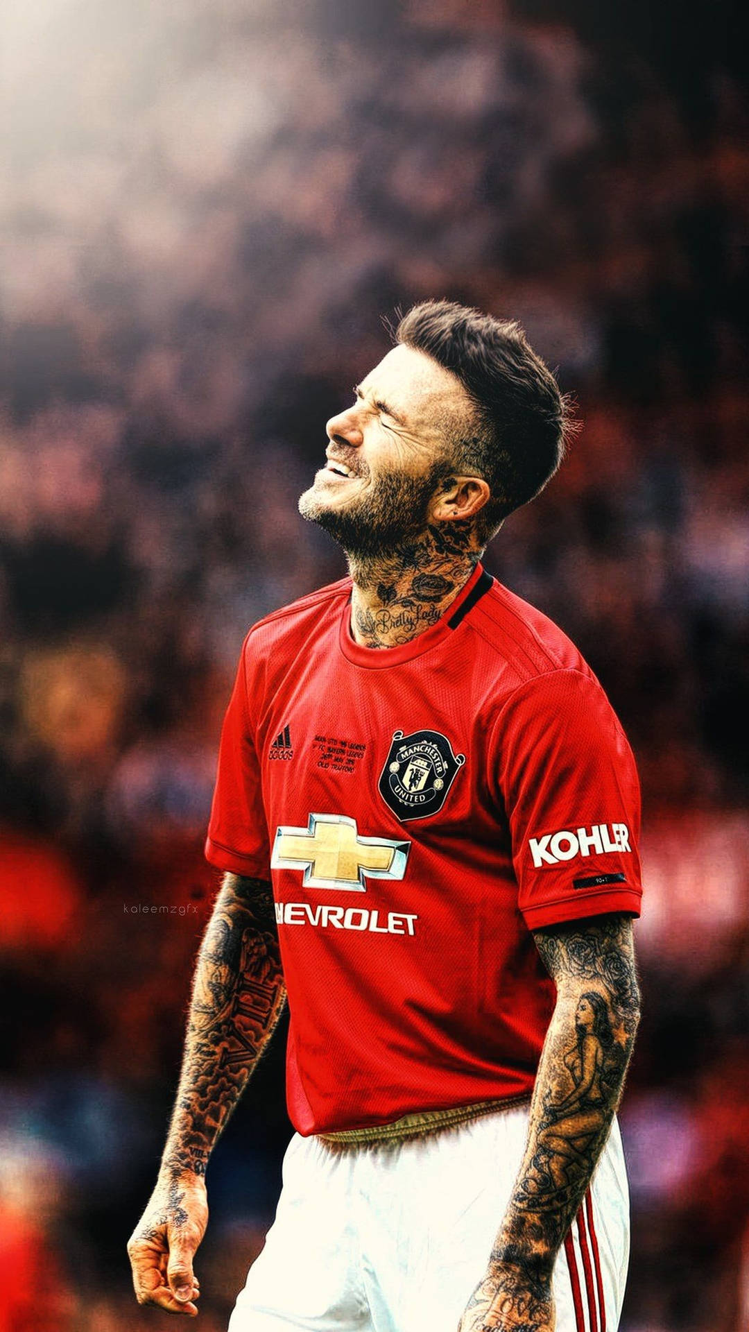 Download David Beckham Manchester United Wallpaper 