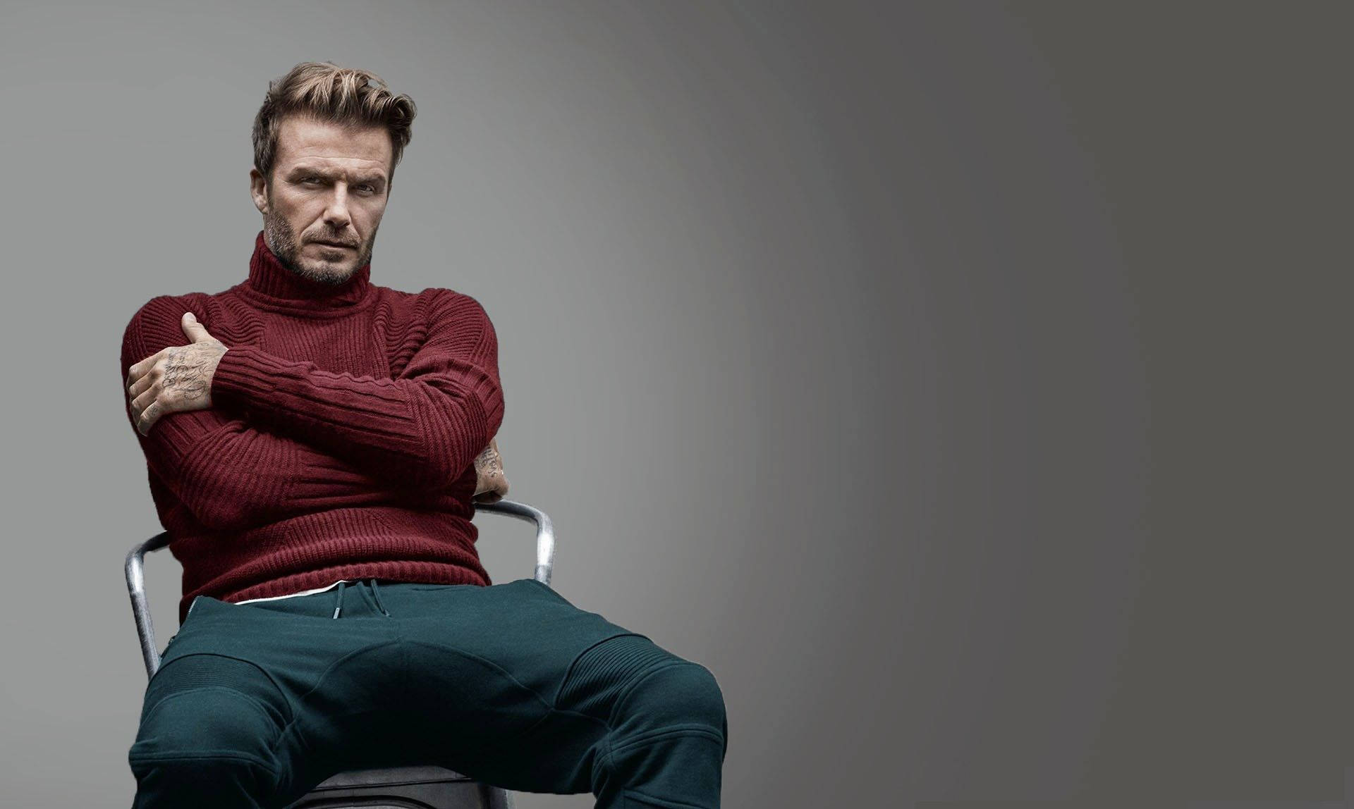 David Beckham strikes a pose for renowned photographer Rankin Wallpaper