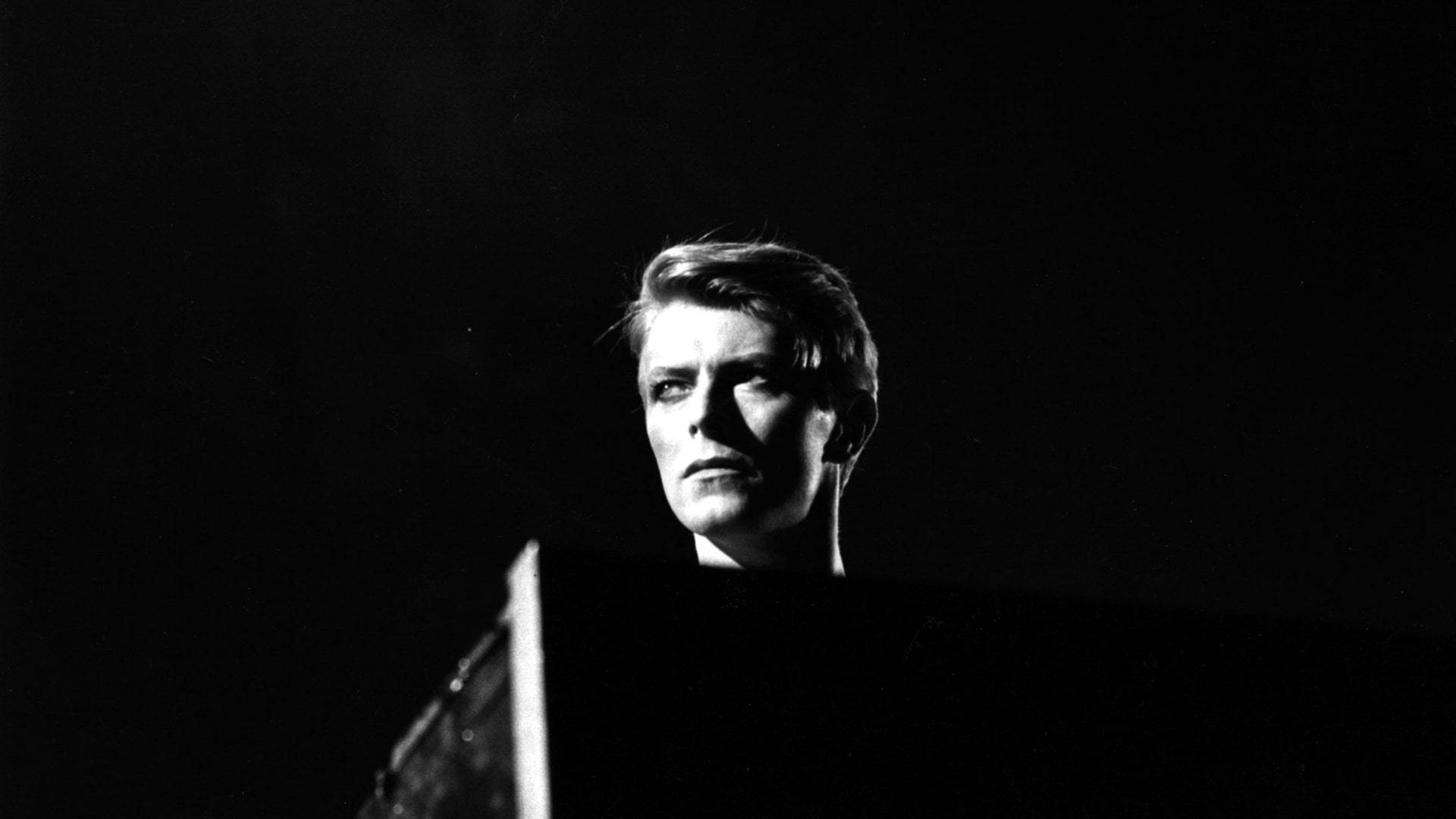 David Bowie Greyscale Background
