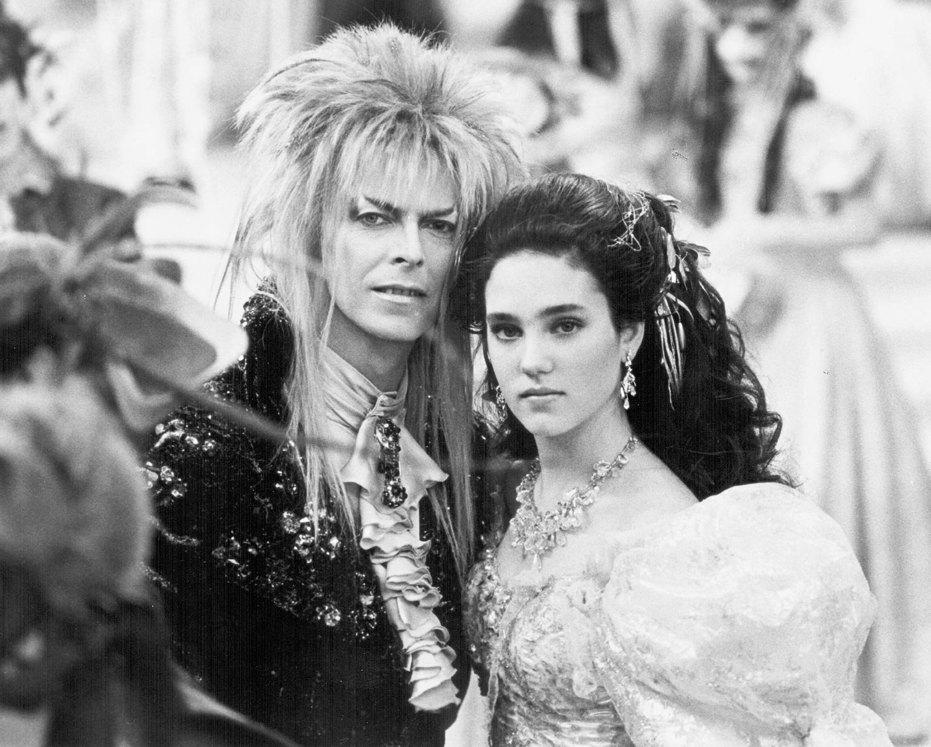 David Bowie Labyrinth Black And White