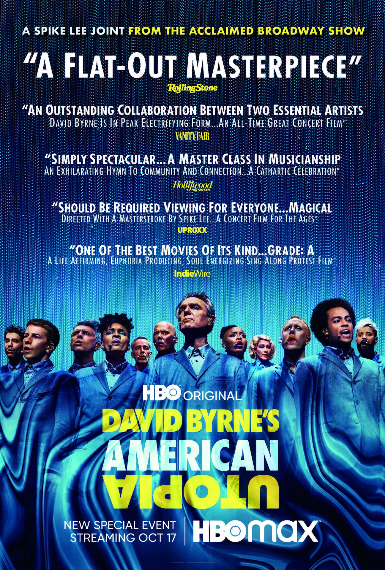 David Byrne American Utopia 2020 Poster Wallpaper