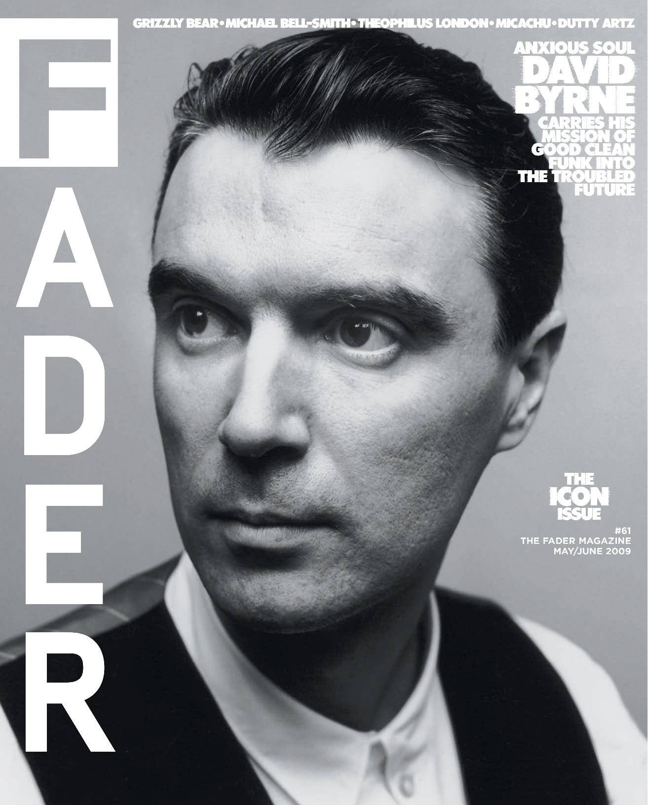David Byrne Fader Magazine Cover Photo Wallpaper