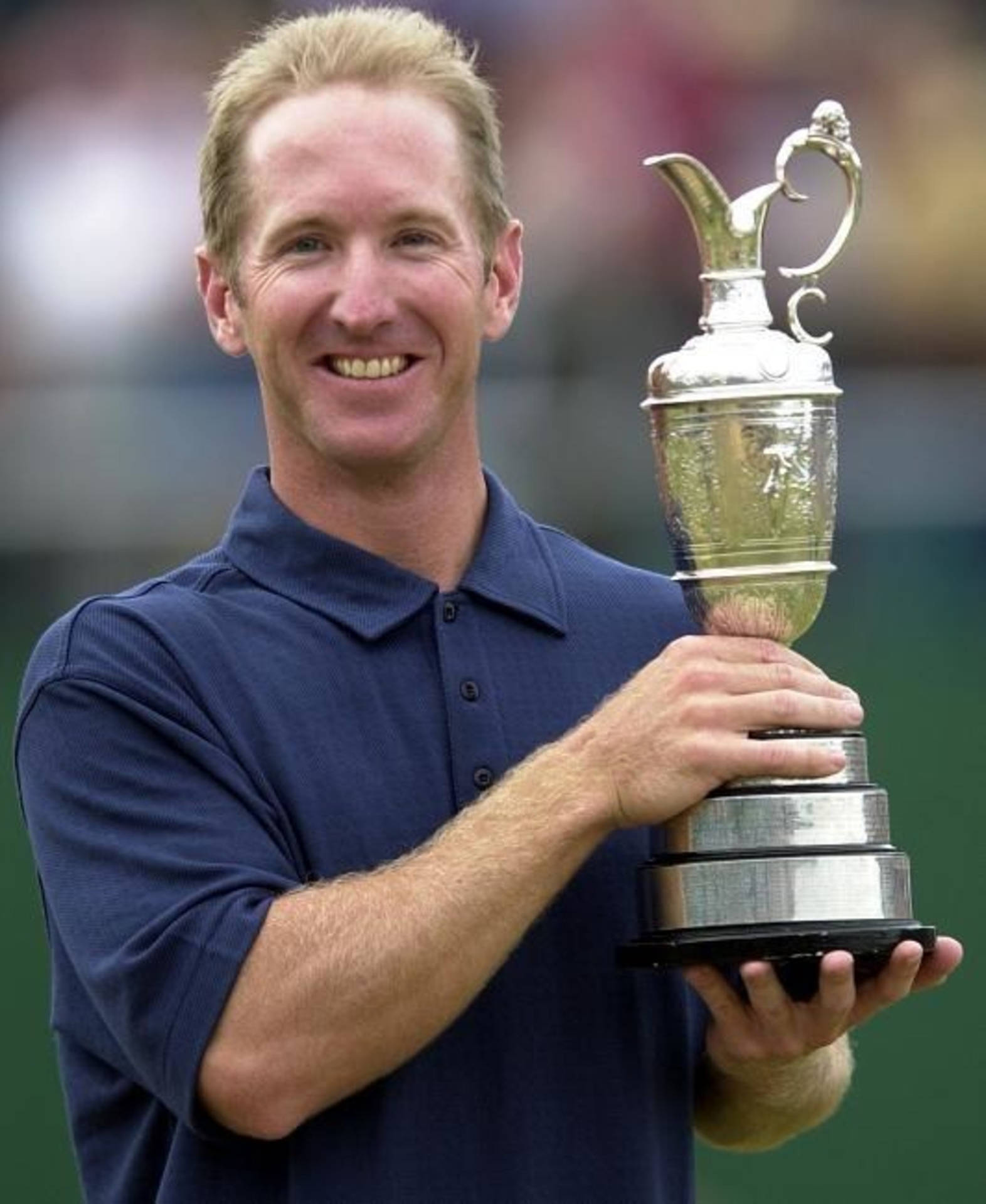 David Duval Holding His Trophy Wallpaper