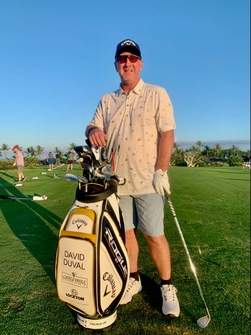 David Duval With His Golf Equipment Wallpaper