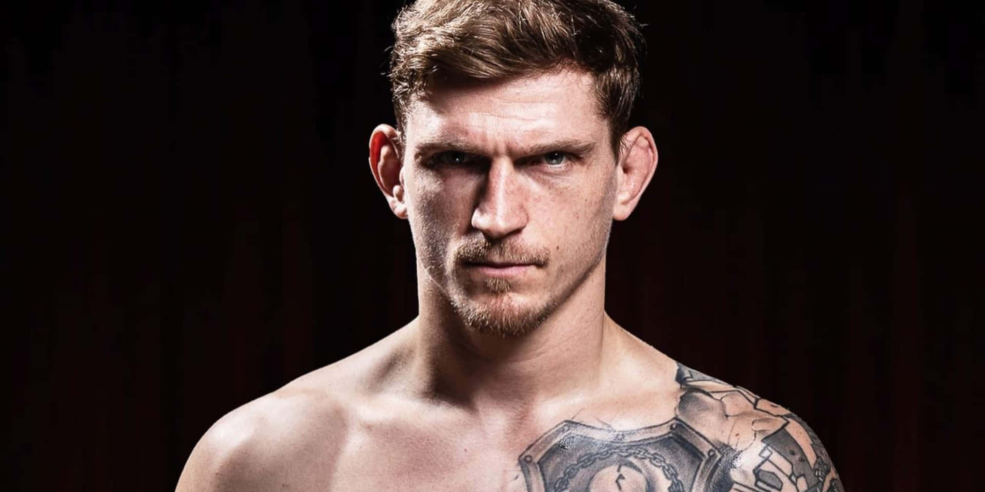Intense Stare: MMA Fighter David Dvořák Wallpaper