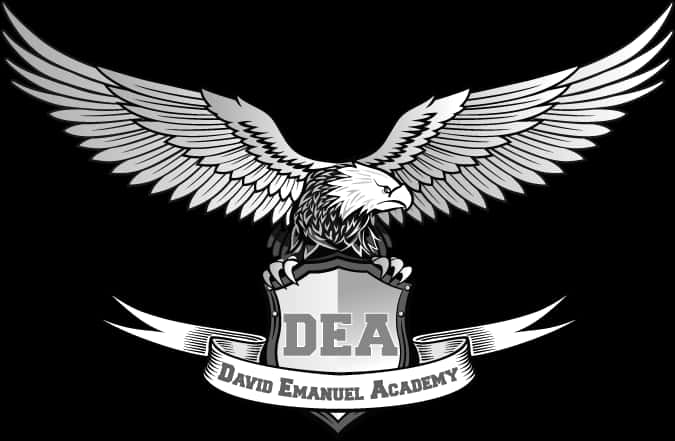 David Emanuel Academy Eagle Logo PNG