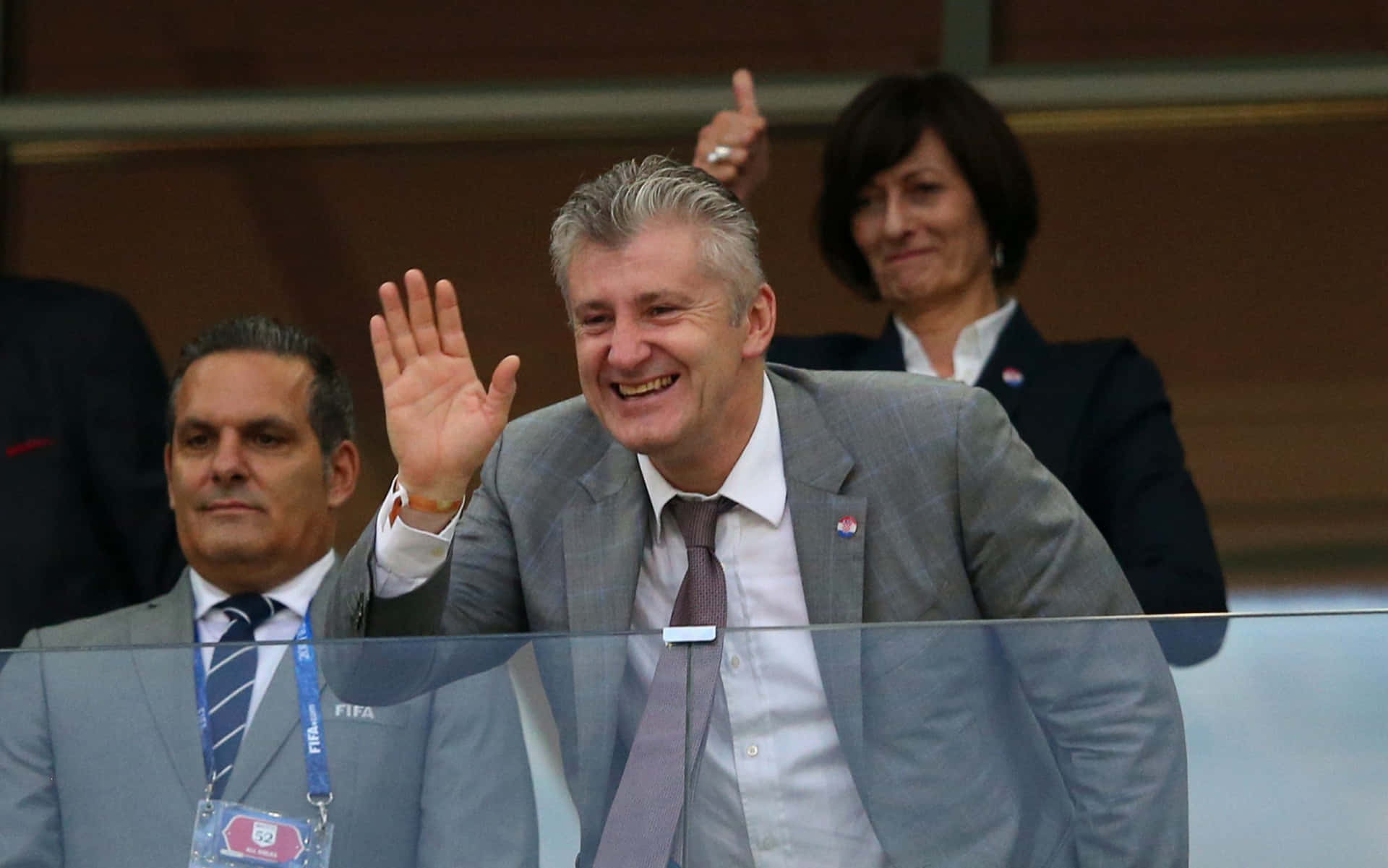 Davor Suker in Action During a Live Football Game Wallpaper