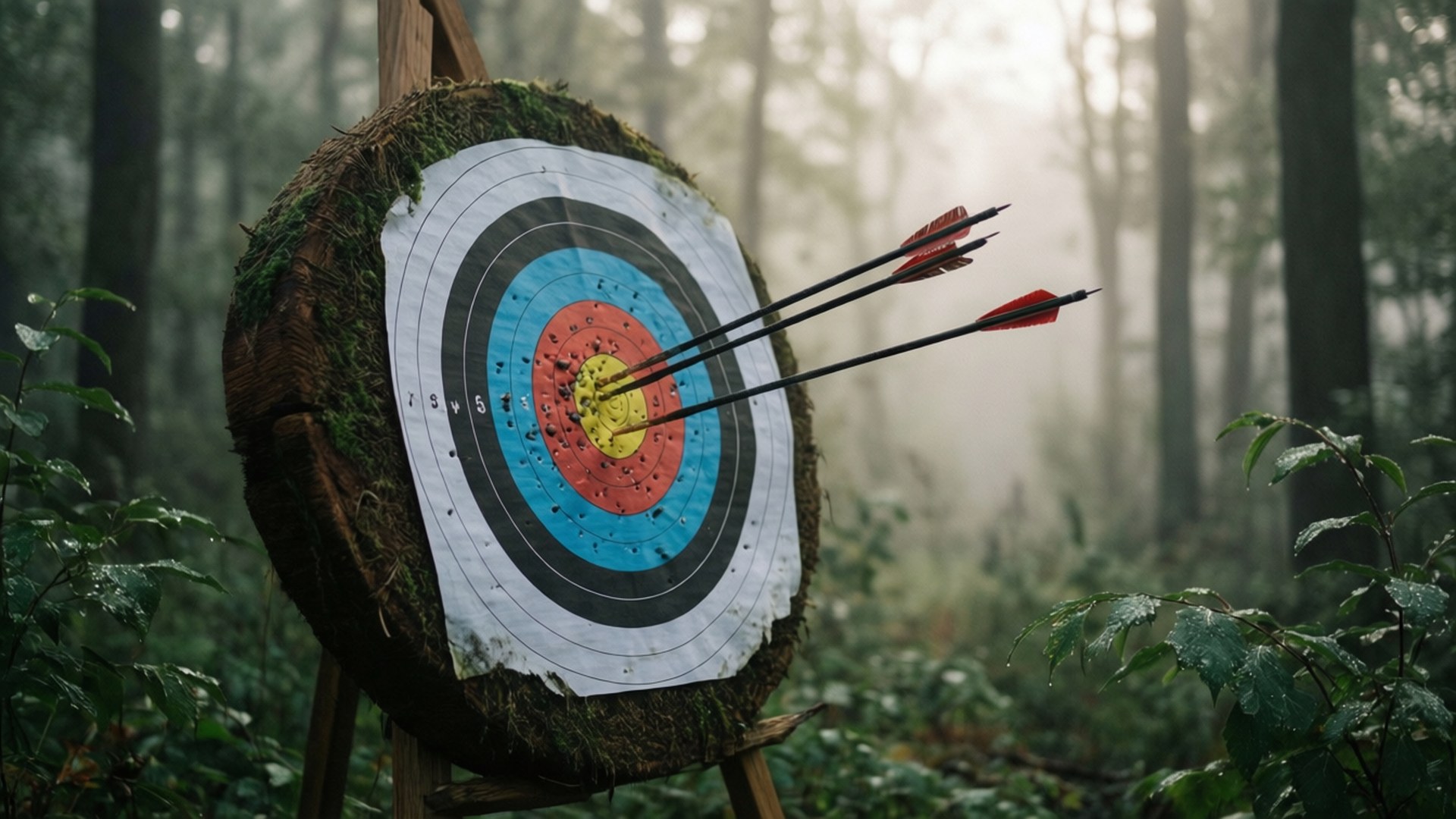 Dawn Forest Target Bakgrunner
