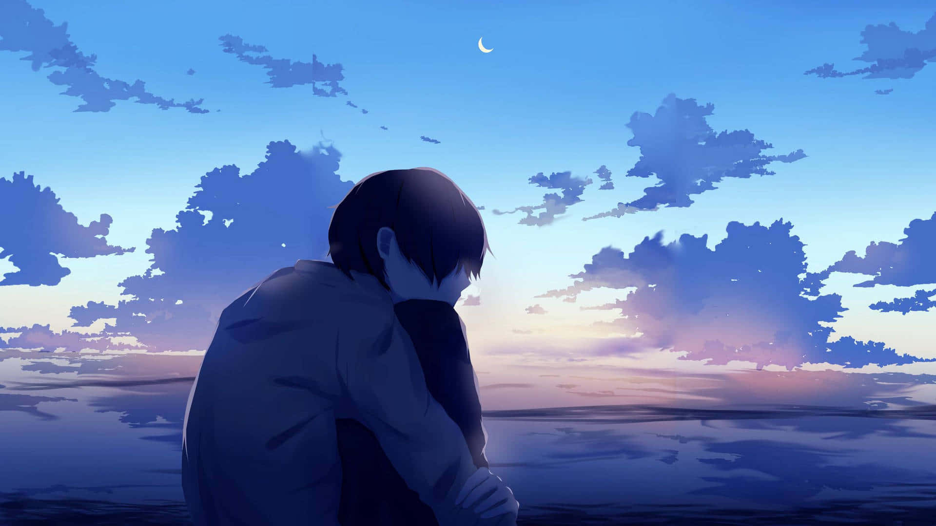 Dawning Sky Google Anime Wallpaper