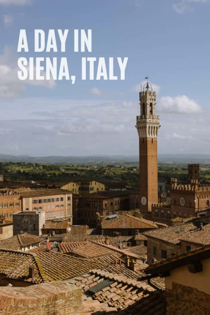 Day In Siena Italy Poster Picture