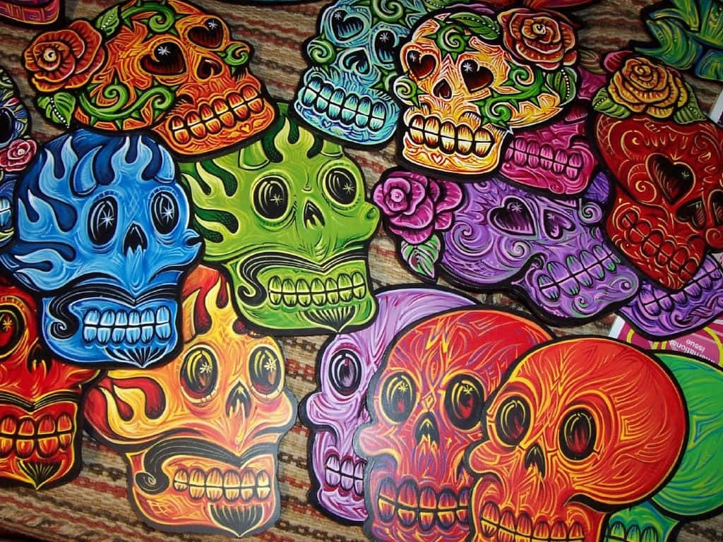 Colorful Day of the Dead Celebration