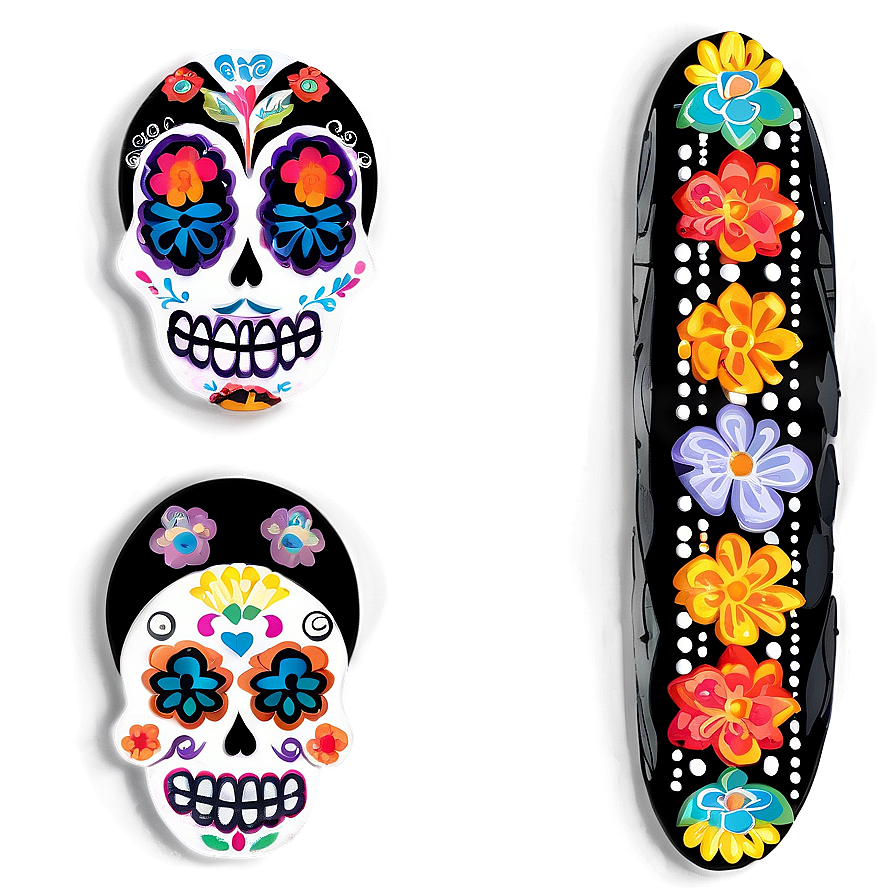 Day Of The Dead Diy Decorations Png Tyw PNG