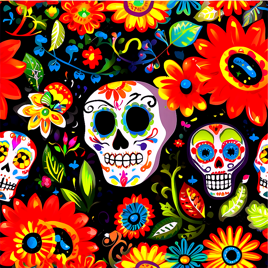 Day Of The Dead Family Gatherings Png Bol47 PNG