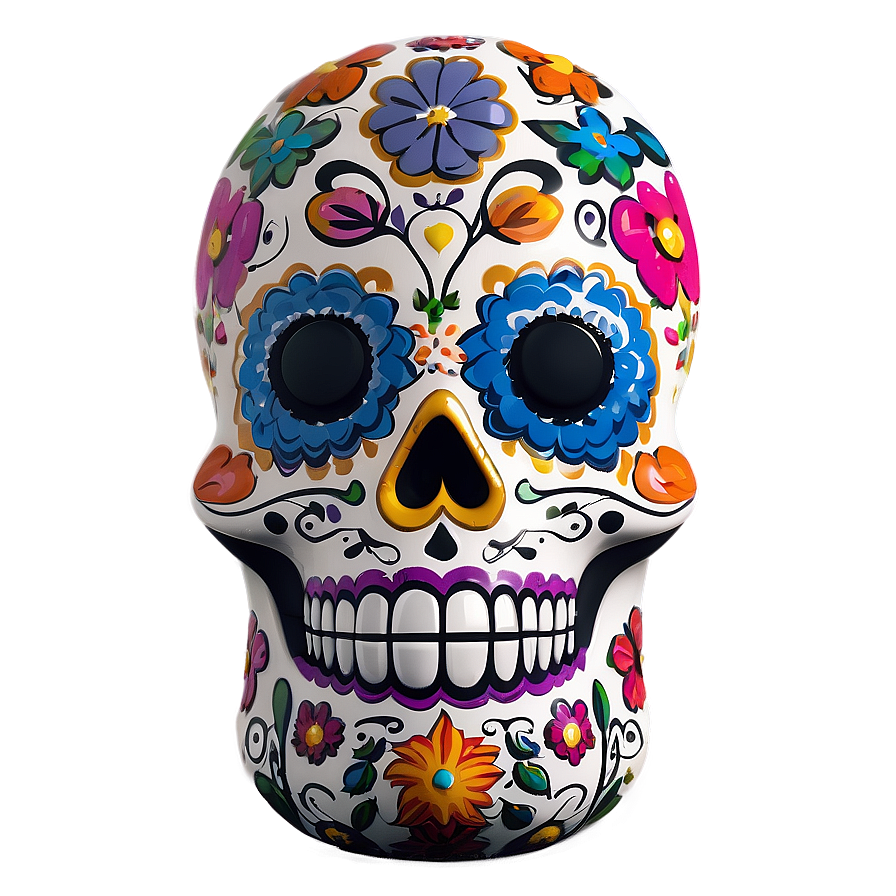 Day Of The Dead Folk Art Png 06112024 PNG