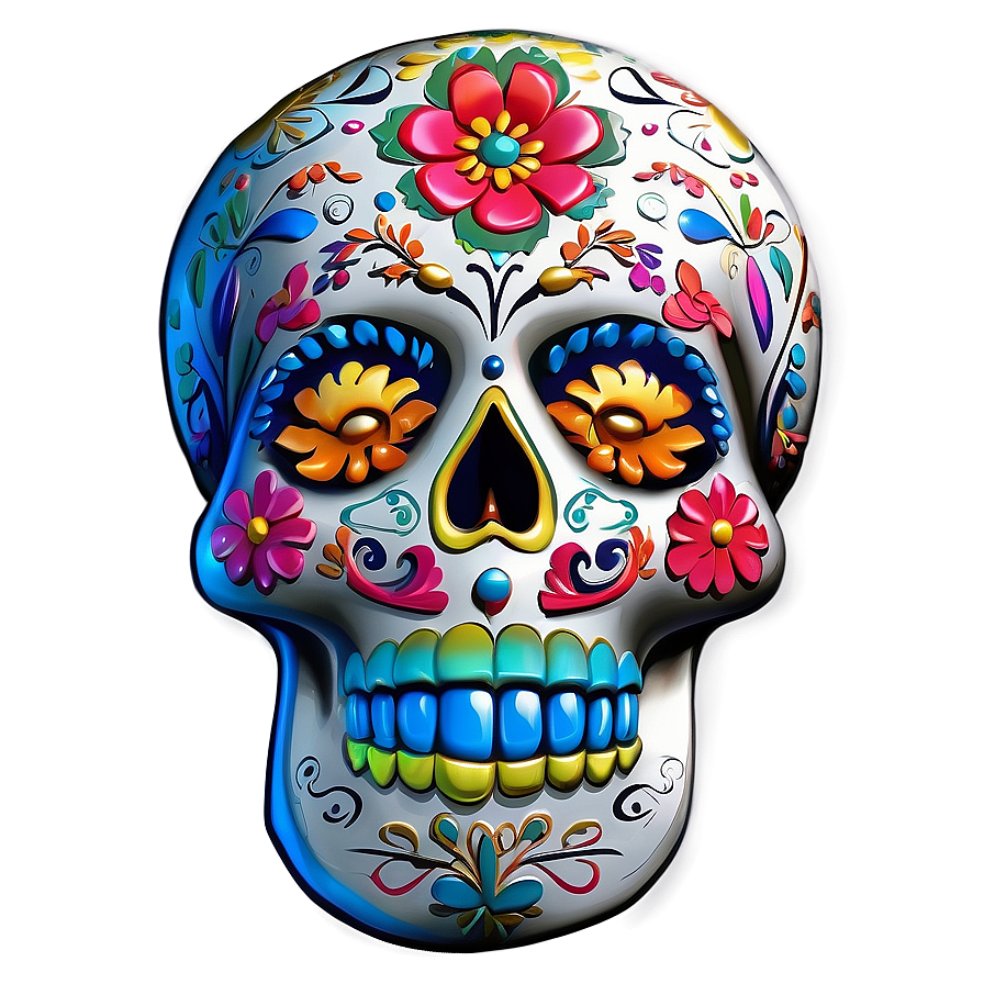 Day Of The Dead Folk Art Png Eyn PNG