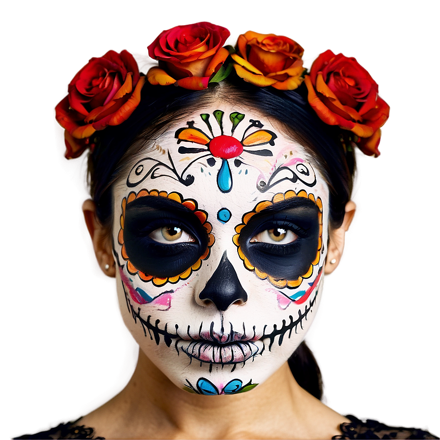 Day Of The Dead Makeup Tutorial Png 34 PNG