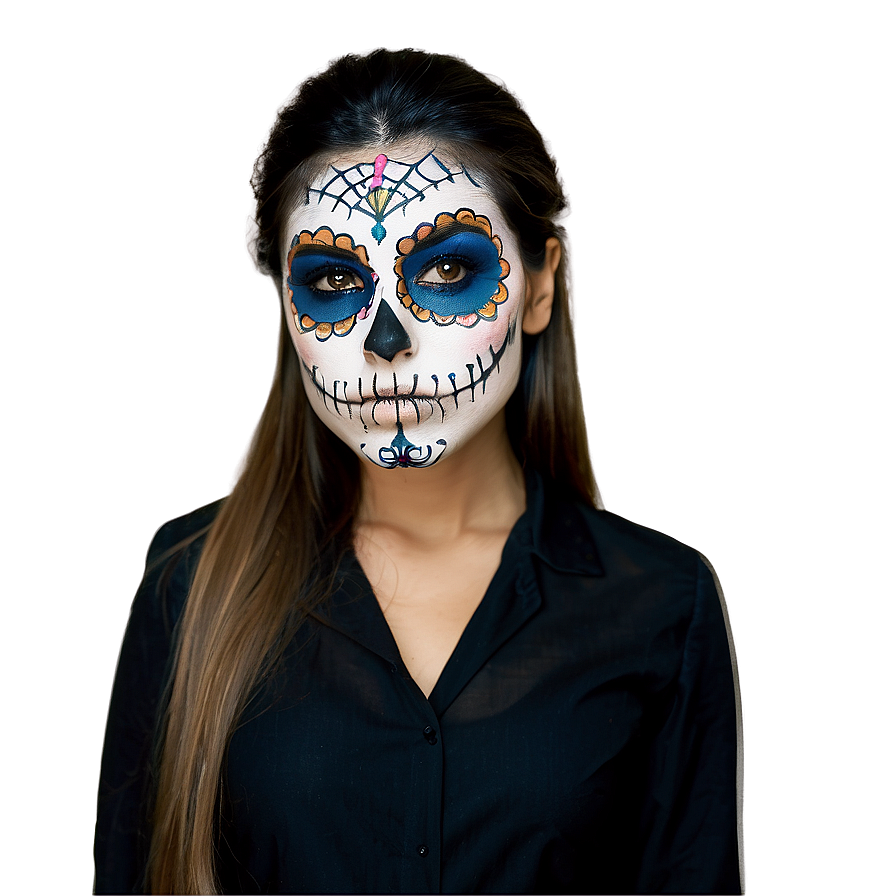 Day Of The Dead Makeup Tutorial Png 86 PNG