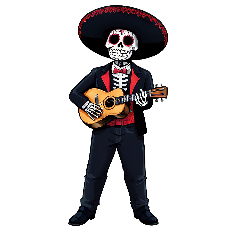 Day Of The Dead Mariachi Png Ull PNG