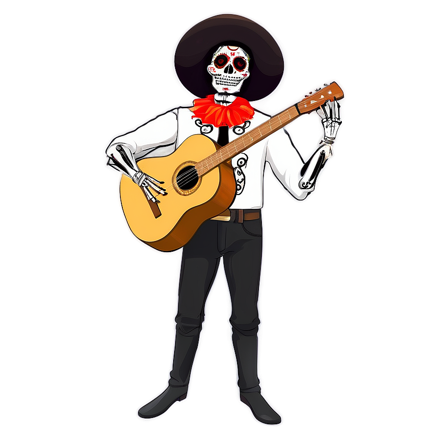 Day Of The Dead Mariachi Png Uvu25 PNG