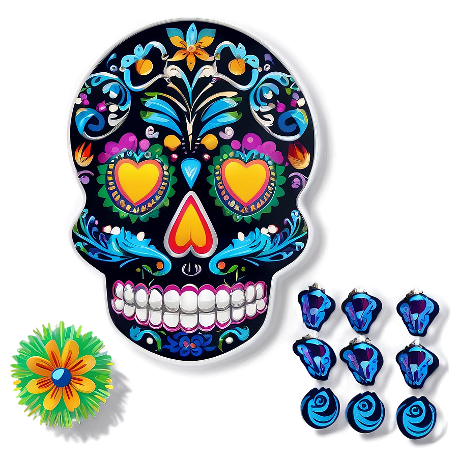 Day Of The Dead Papel Picado Png 18 PNG