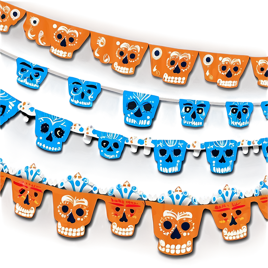 Day Of The Dead Papel Picado Png 66 PNG