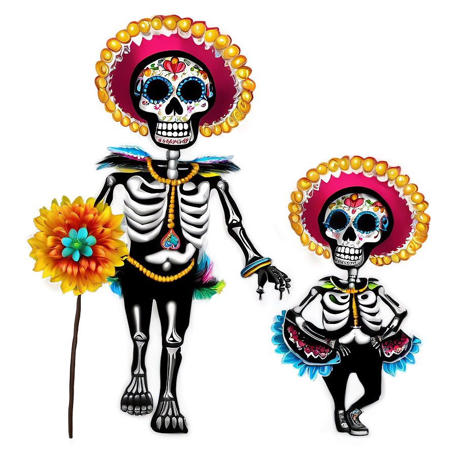 Day Of The Dead Parade Png 06112024 PNG