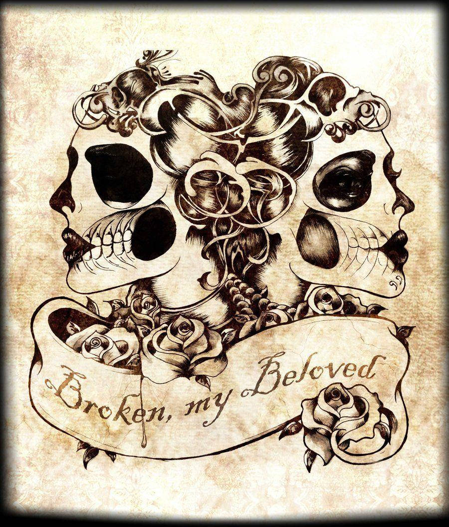 Day Of The Dead Postcard