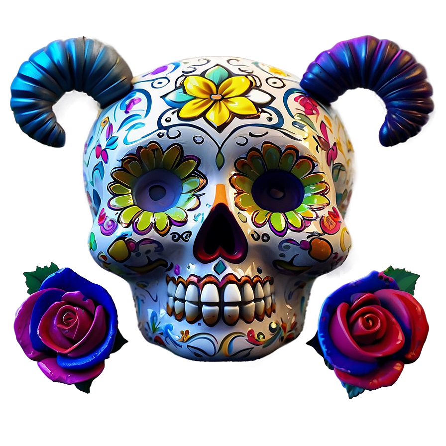 Day Of The Dead Symbolism Png Pac PNG