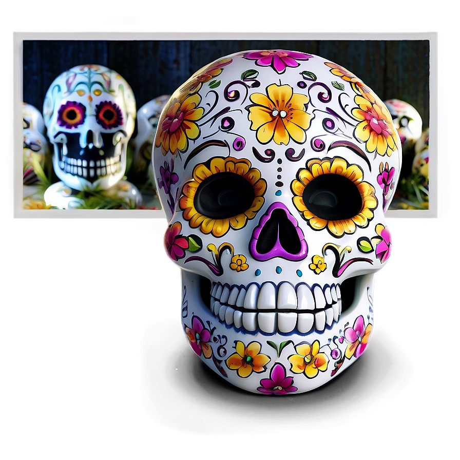 Day Of The Dead Themed Party Png 06112024 PNG