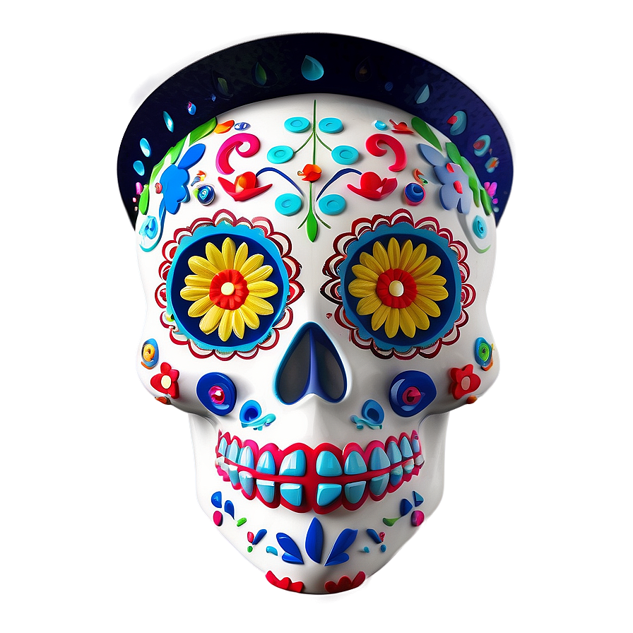 Day Of The Dead Themed Party Png San PNG