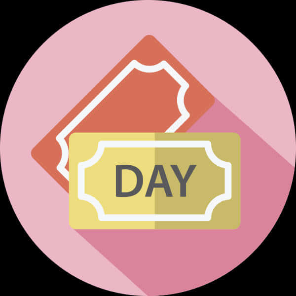 Day Ticket Icon PNG
