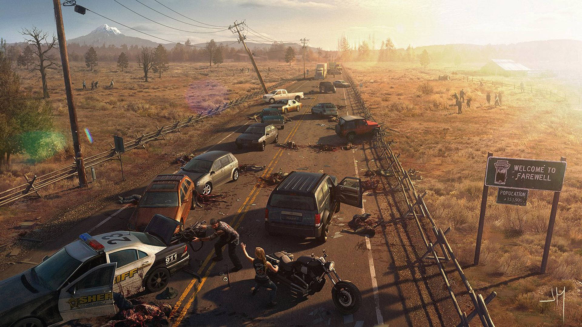 Take a Roadtrip in Days Gone and Survive The Apocalypse Wallpaper