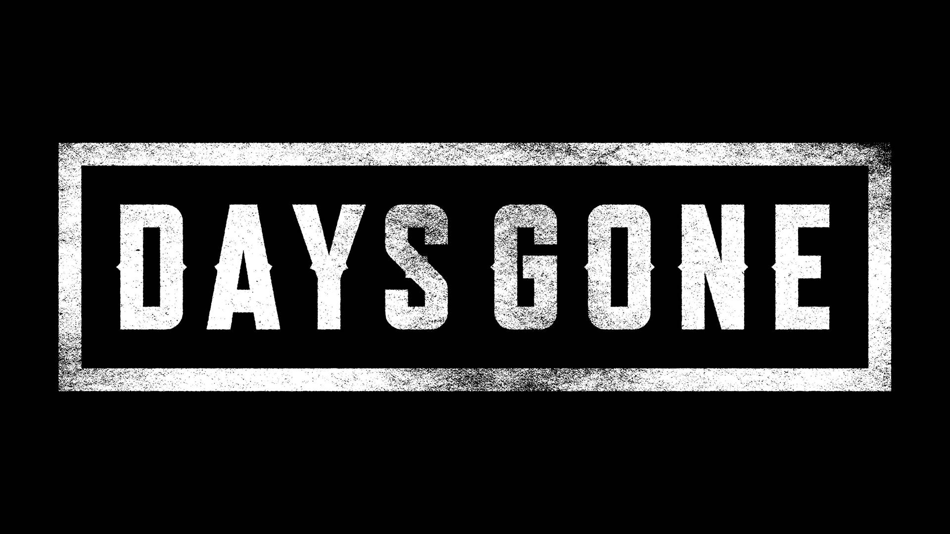 Live Fast and Die Free in Days Gone Logo Wallpaper