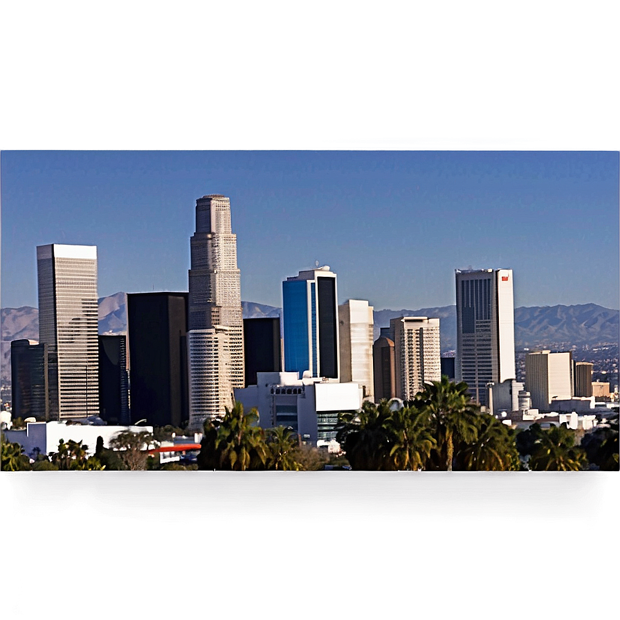 Daytime Los Angeles Skyline Png 18 PNG