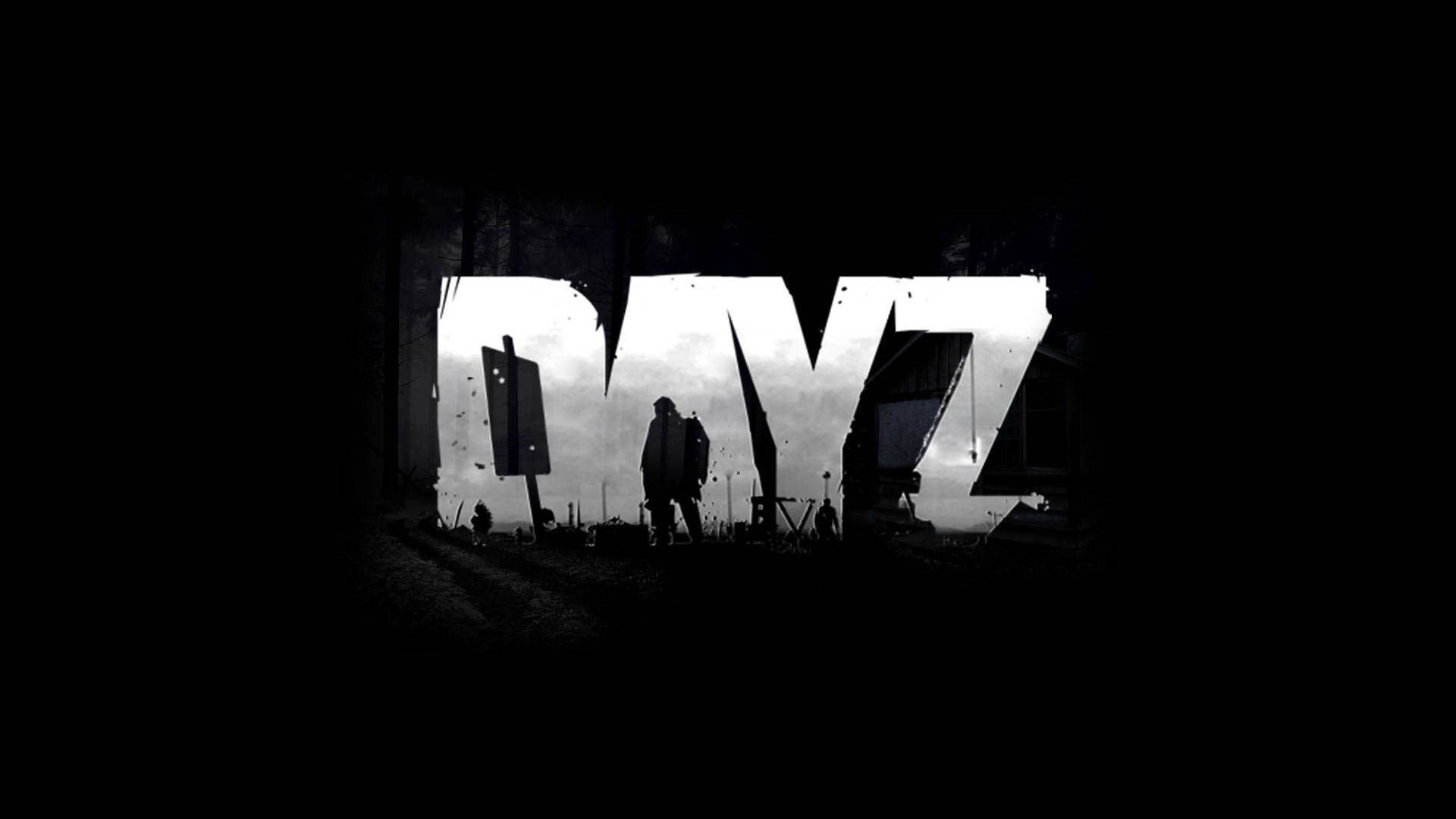 DayZ Black Background Wallpaper