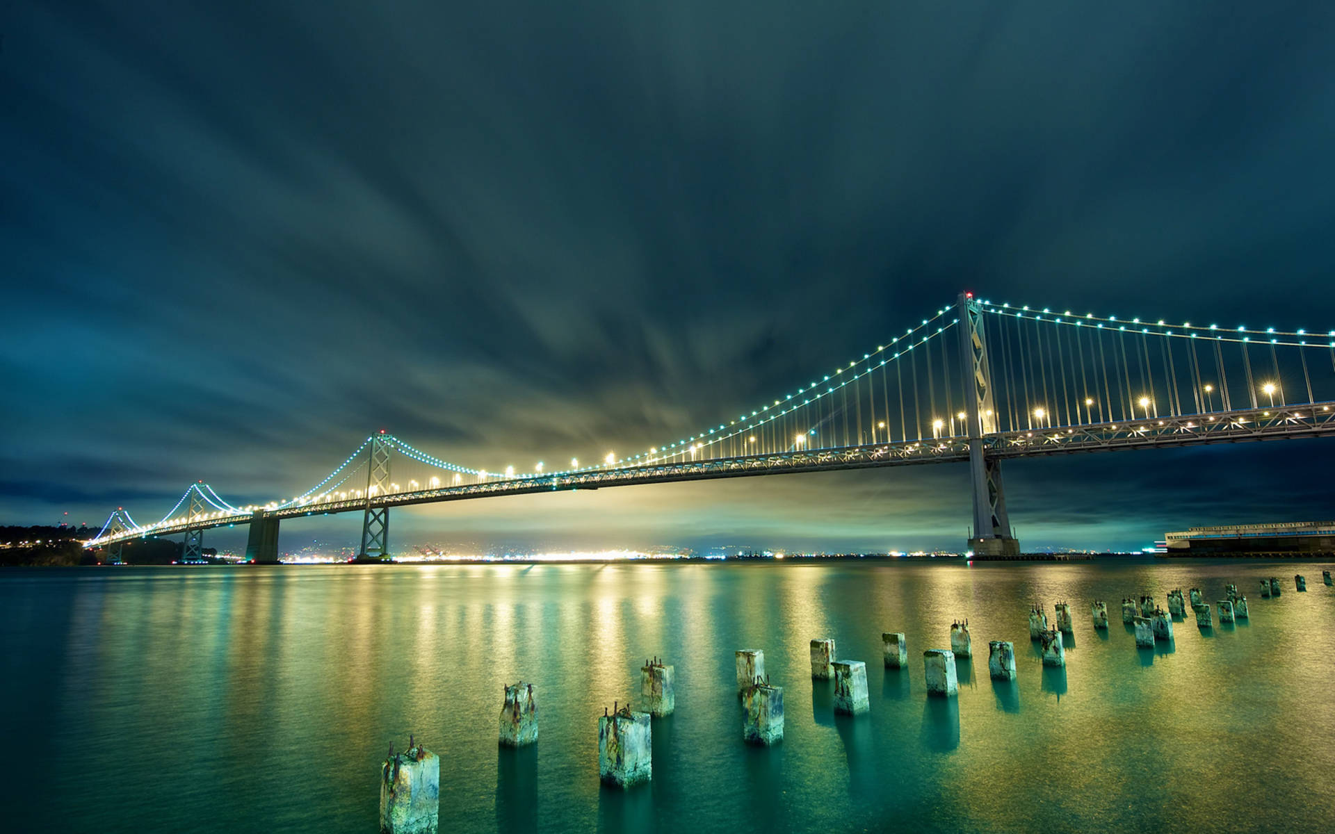 Dazzling Bay Bridge San Francisco Photography Picture