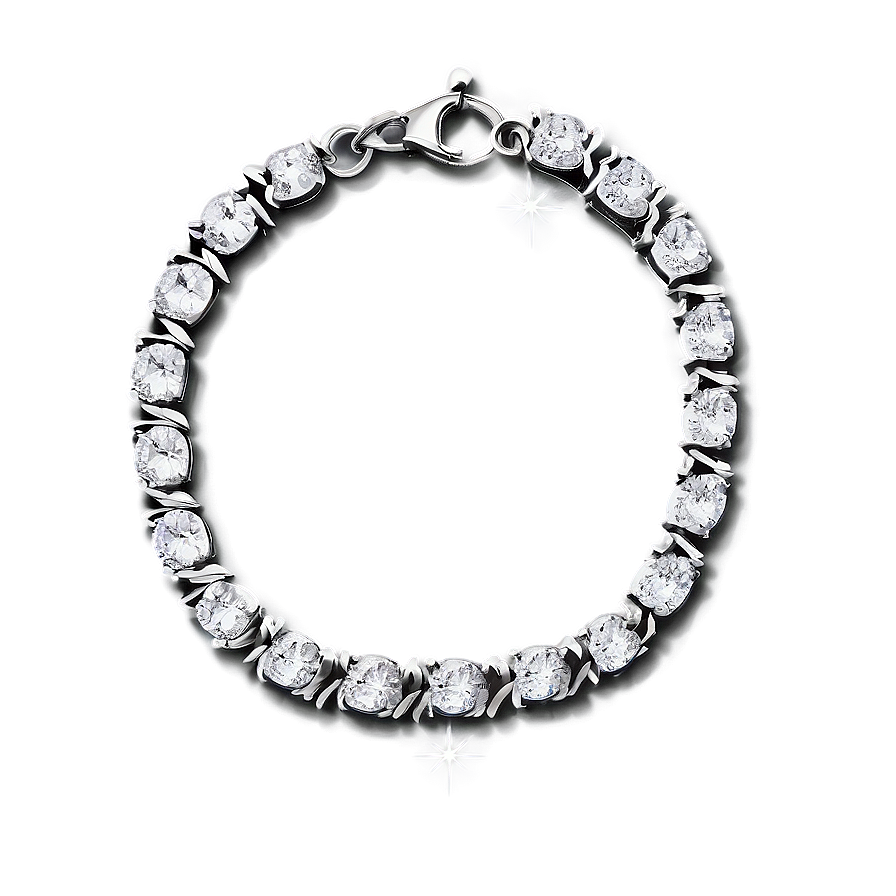 Dazzling Diamond Bracelet Png 05032024 PNG