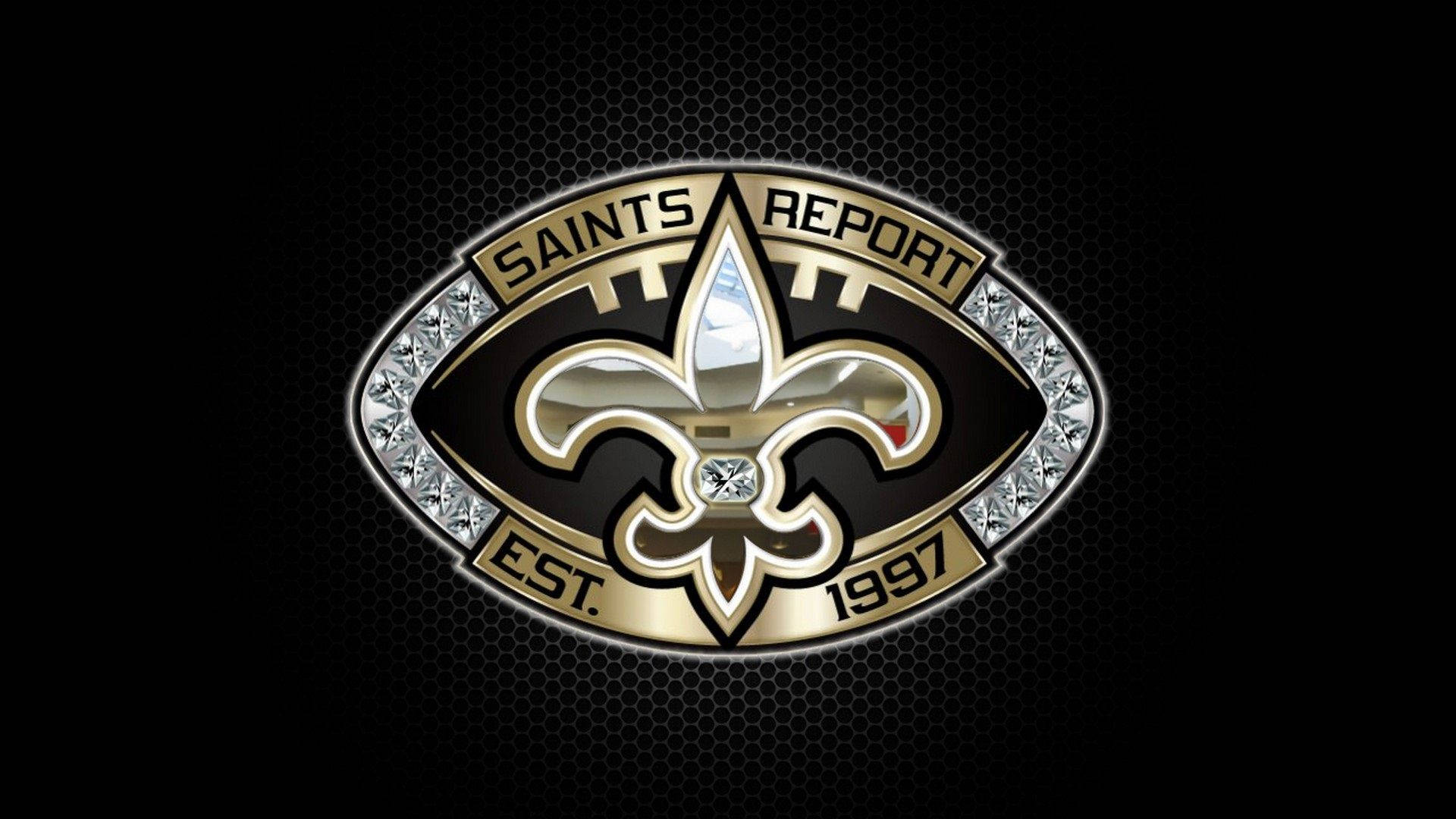 Dazzling New Orleans Saints Logo Wallpaper