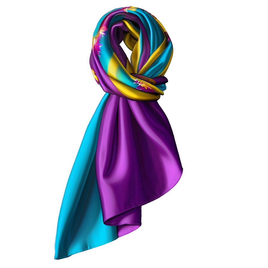 Dazzling Silk Headscarf Png Kaw22 PNG