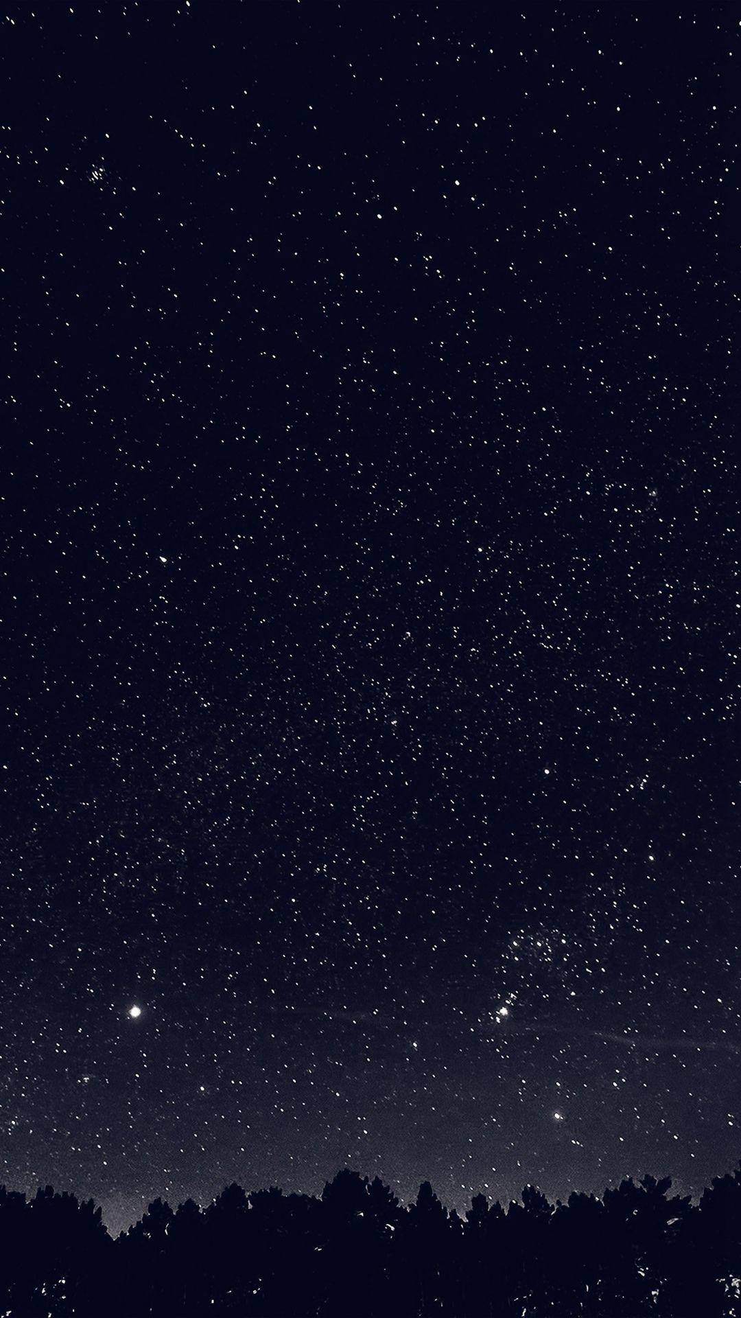 Dazzling Stars In Sky Dark Mode Wallpaper
