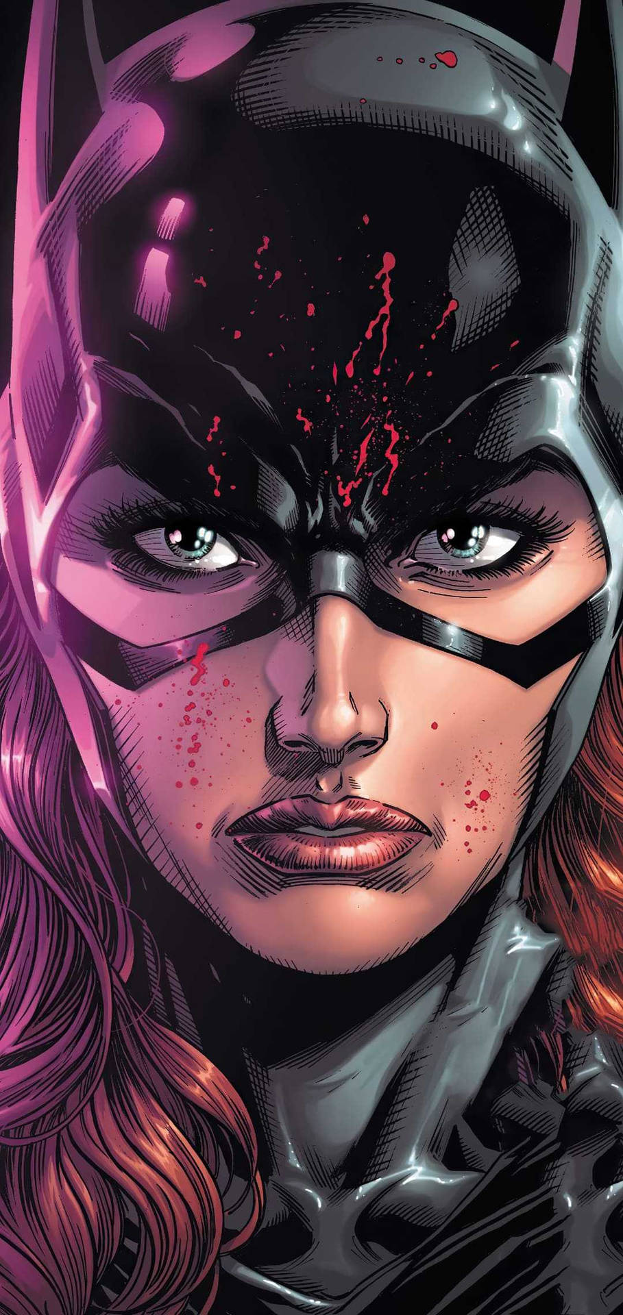 Retratode La Superheroína Batgirl De Dc. Fondo de pantalla