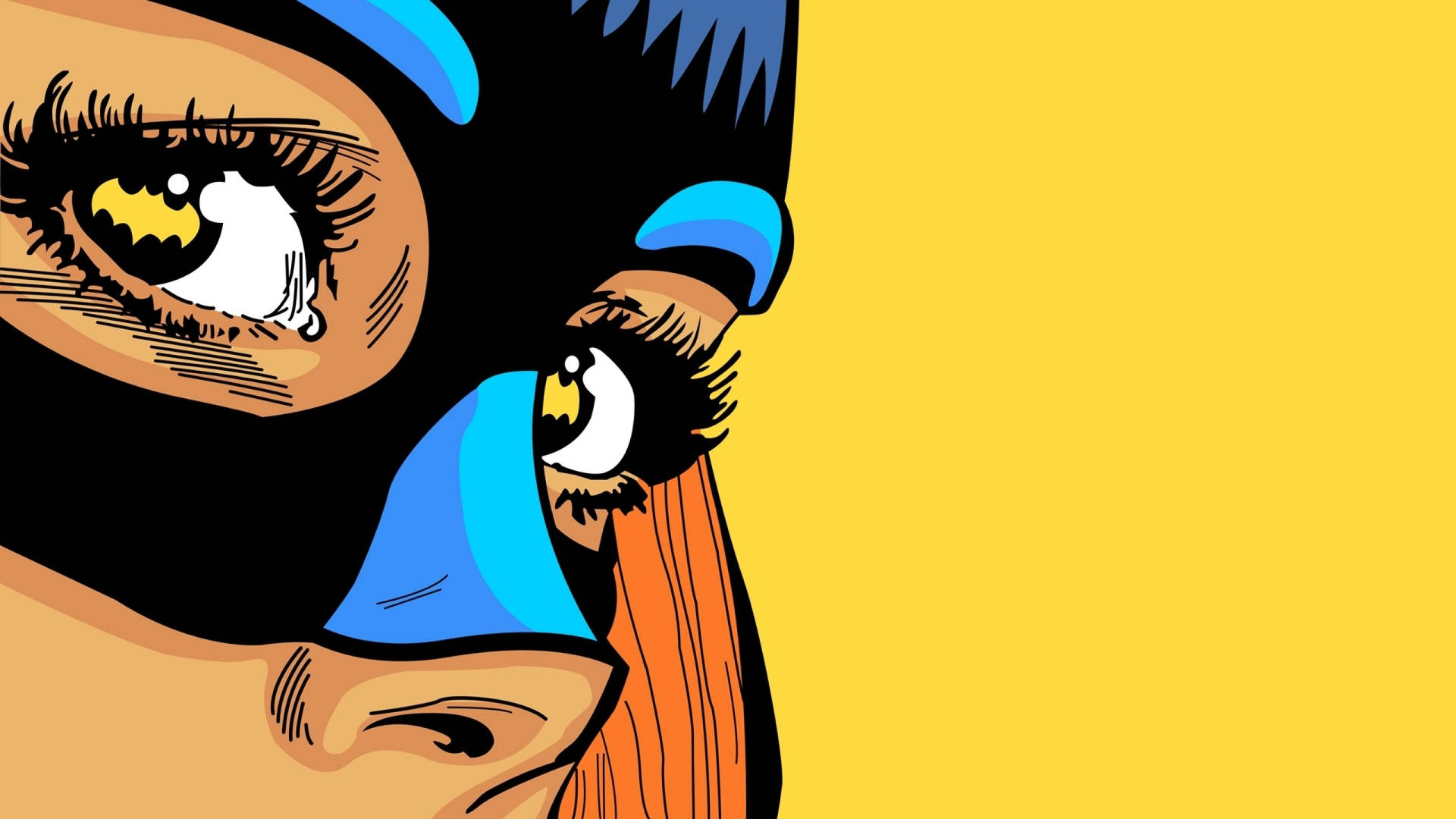 Dc Comics Batgirl Superhero Pop Art Wallpaper